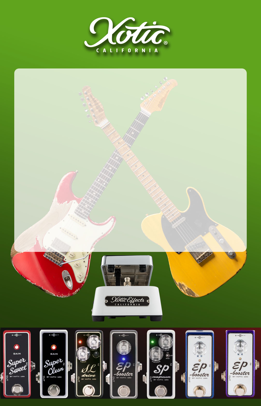 Xotic Guitar Campagin 2024